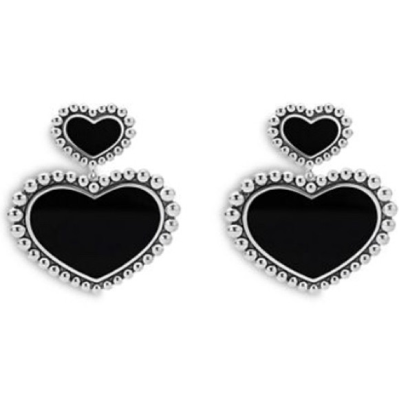 LAGOS Double Heart Drop Earrings - Picture 1 of 7